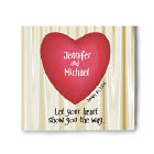 Let Your Heart Show You The Way Personalized Wall Canvas